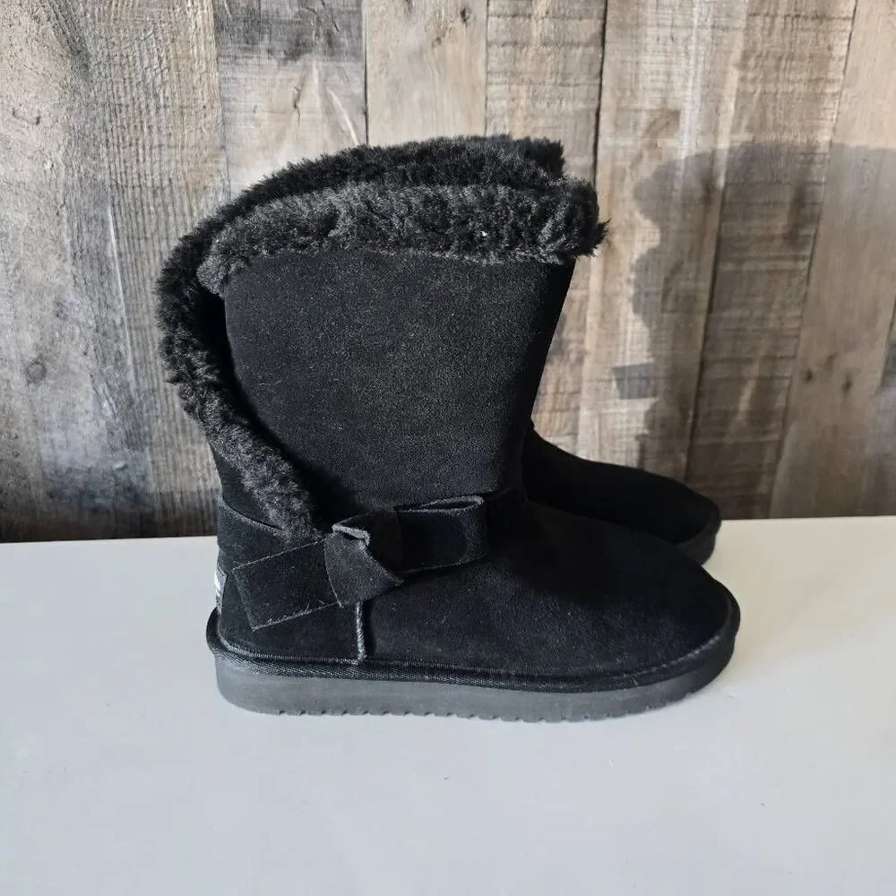 Koolaburra By UGG Arlena Short Boots Women's 6 Black NWOB